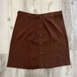 Princess Polly Brown Mini Skirt